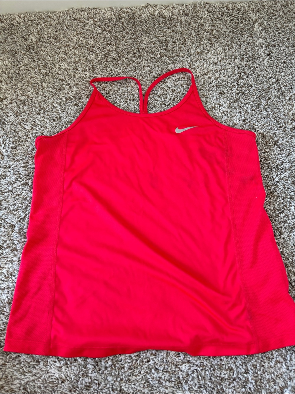 Nike Women’s Bright Pink Racerback Tank Top